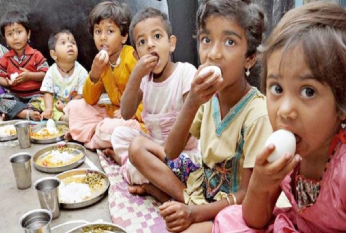 Annaprashan in anganwadi centers in Himachal Pradesh