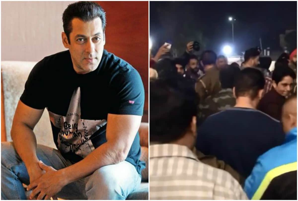 Salman Khan Mobbed By Fans In Ludhiana during shopping