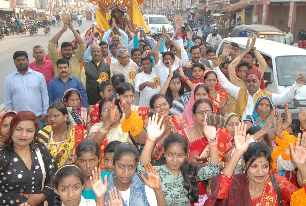 jaiswal samaj cunducted shobhayatra