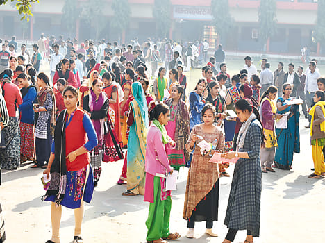 728 candidates absent from TET exam of both poly