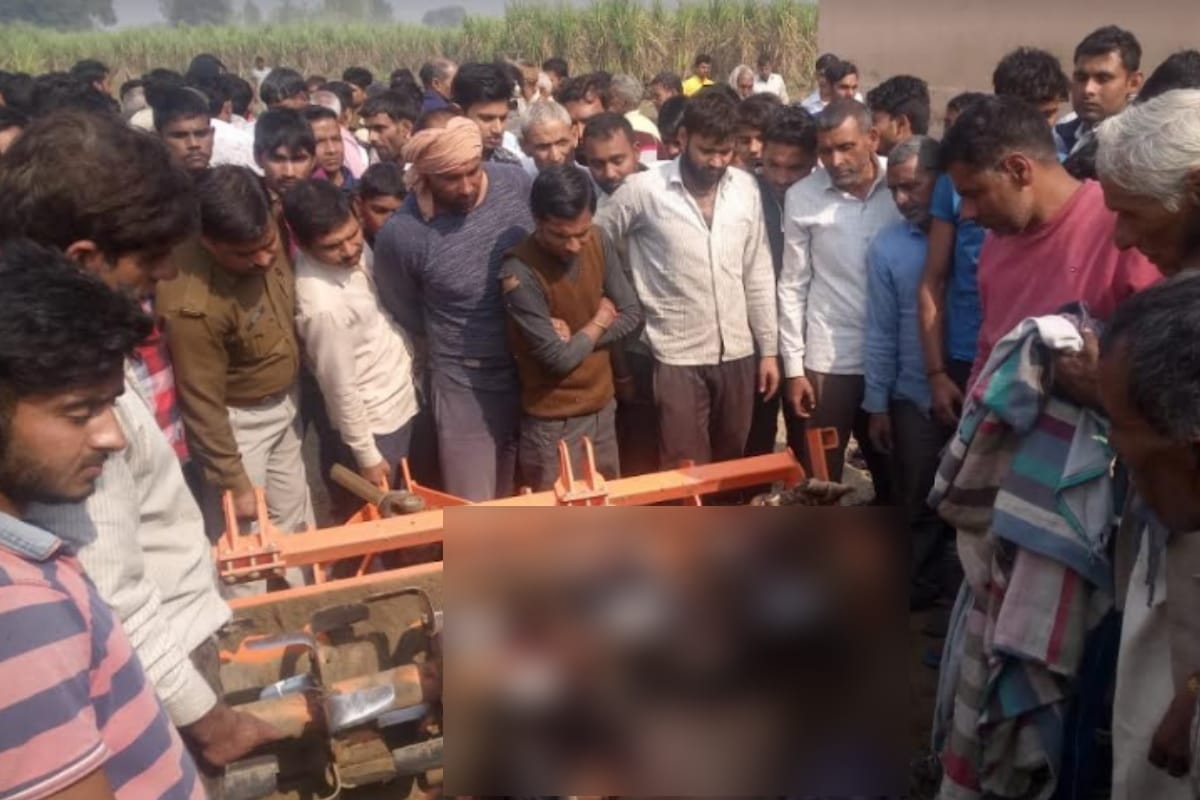 man died after a Tractor turned over in the farm in meerut