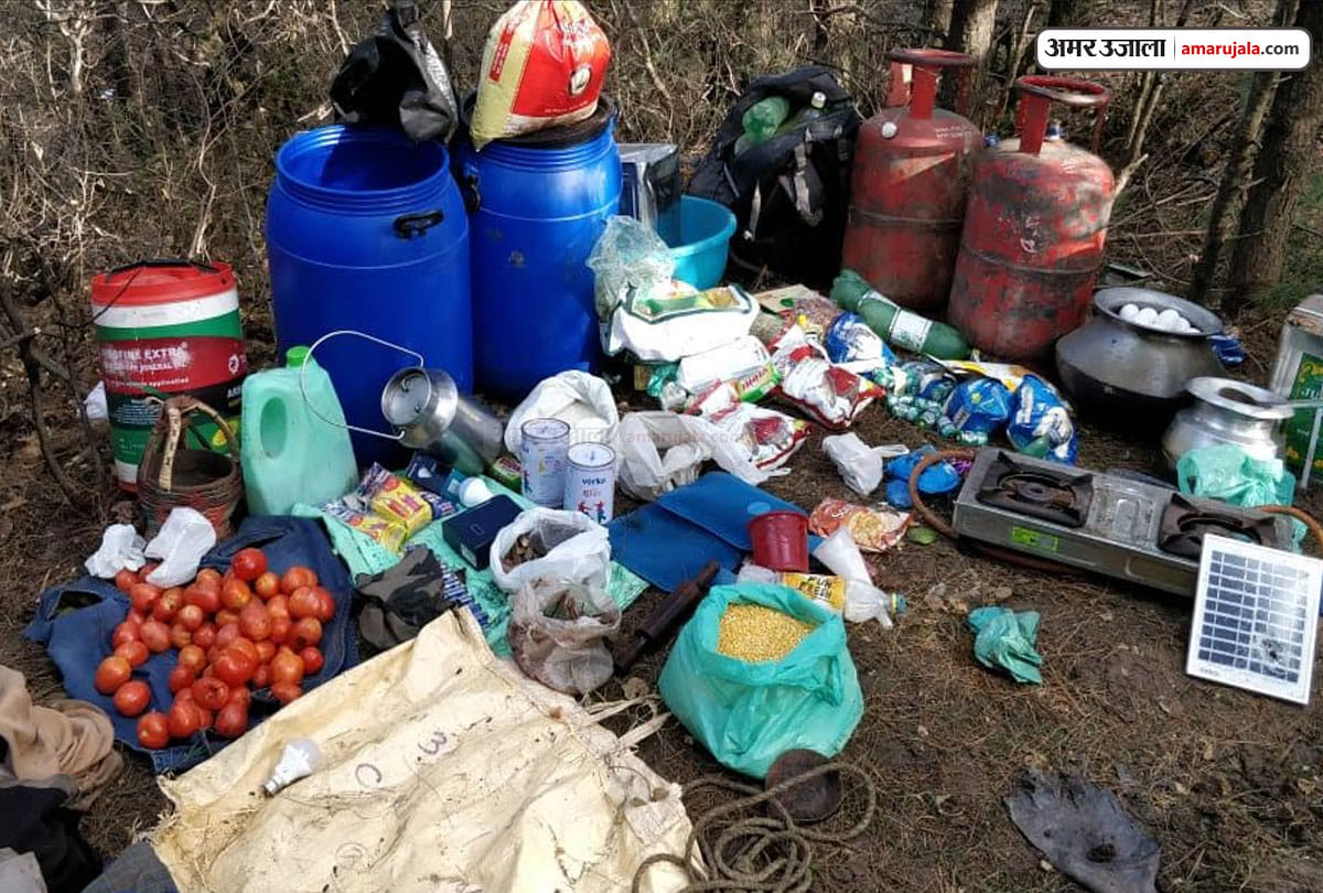 militants hideout busted by security forces in shopian yarwan forest jammu kashmir