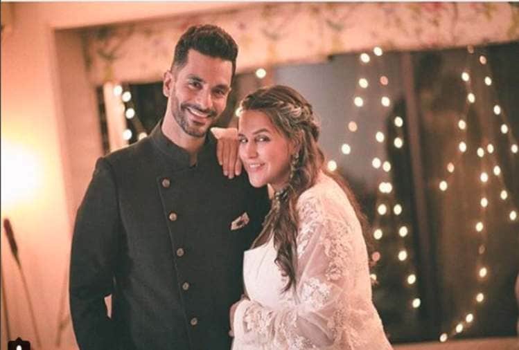 neha dhupia and angad bedi blessed with a baby girl