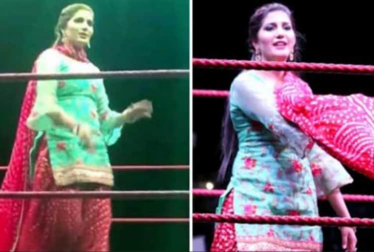 Chandigarh, Sapna Choudhary in Wrestling Ring Video Viral