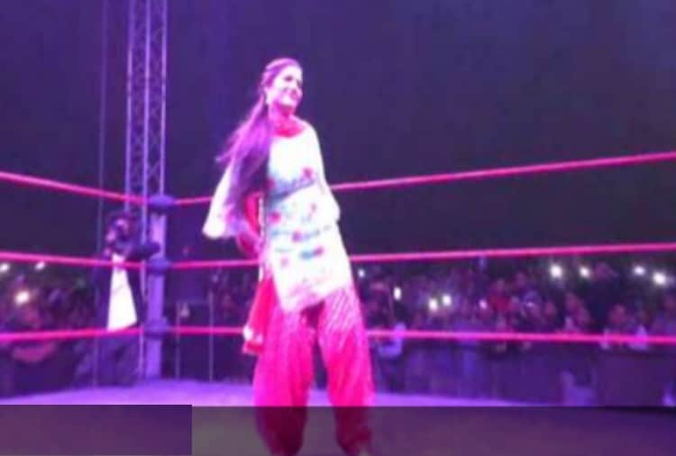 Chandigarh, Sapna Choudhary in Wrestling Ring Video Viral