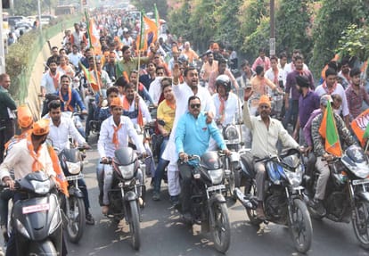 bjp Kamal Sandesh Yatra in kanpur