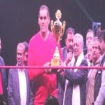 Clutter in the Great Khali Wrestling show at nagal