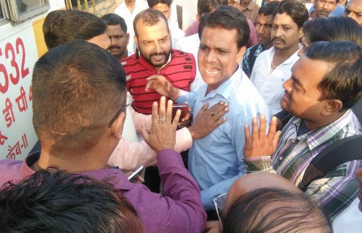 Train pilot fight for his duty at PDDu nagar