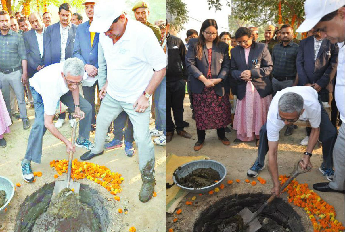 niti aayog ceo amitabh kant ghosh inspected odf village of Firozabad