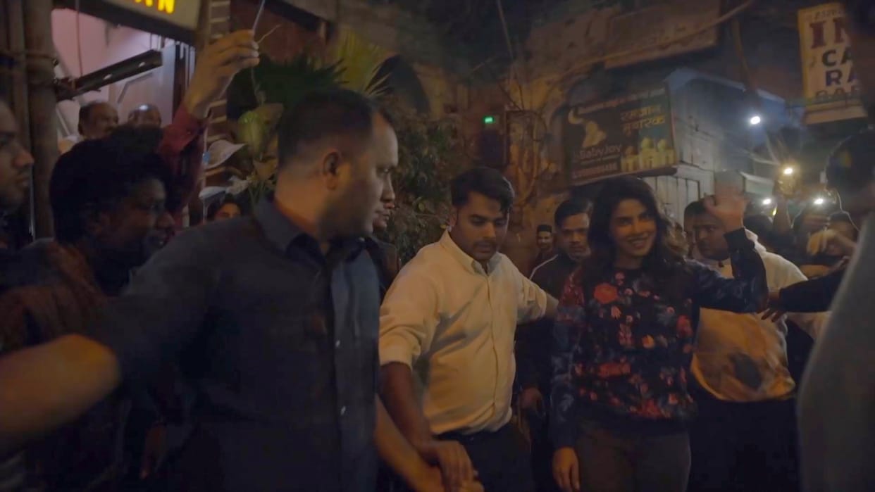 Priyanka Chopra see in Chandni Chowk for her upcoming film The Sky Is Pink