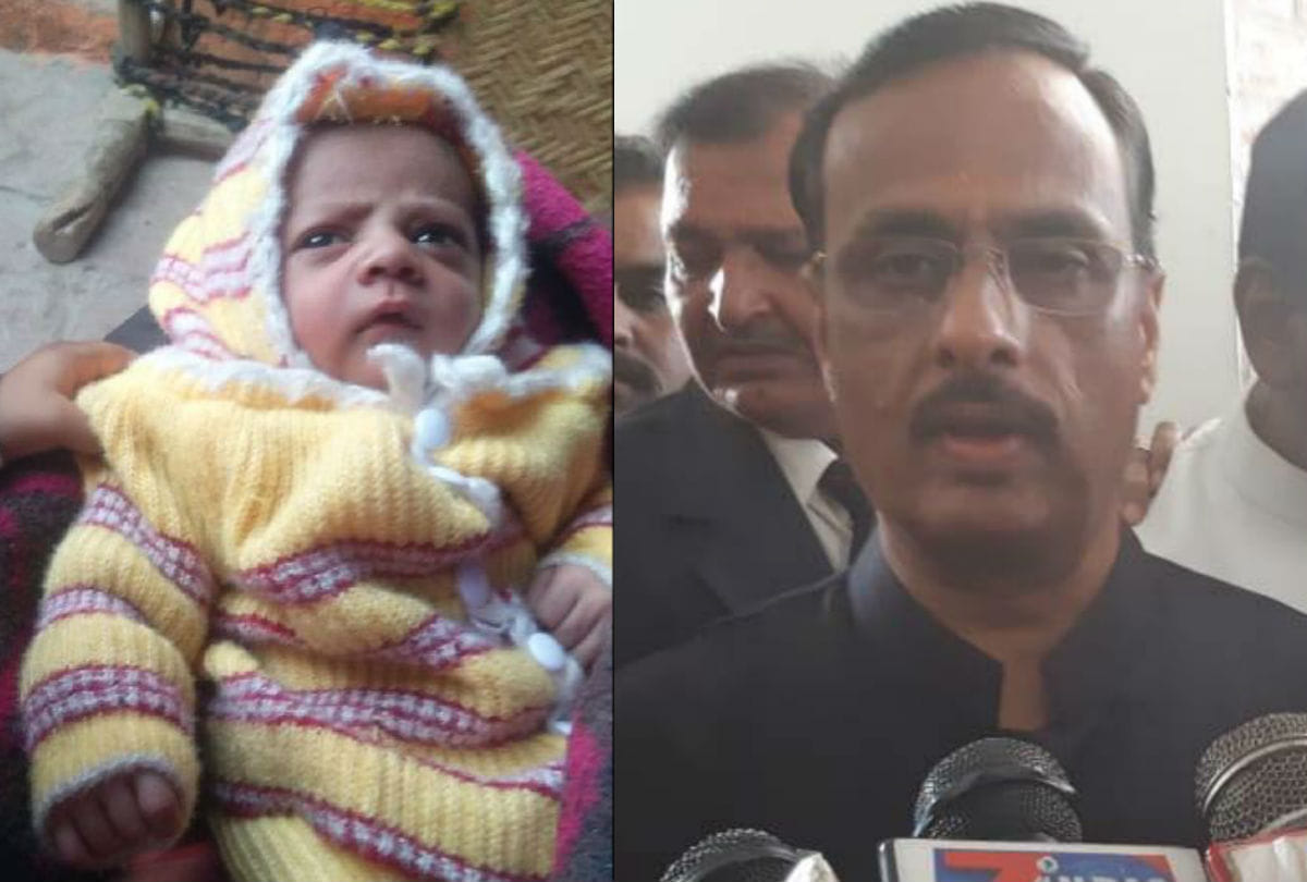 deputy cm dr dinesh sharma on 12 days old baby killed by monkey in agra