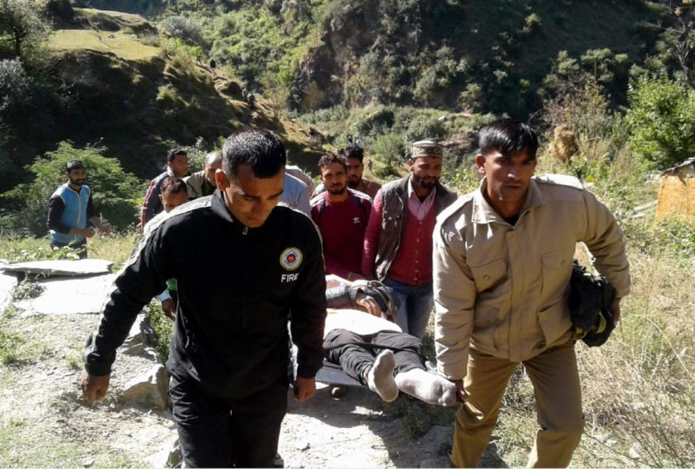 Whole Family Killed During Car Fell into ditch in uttarkashi