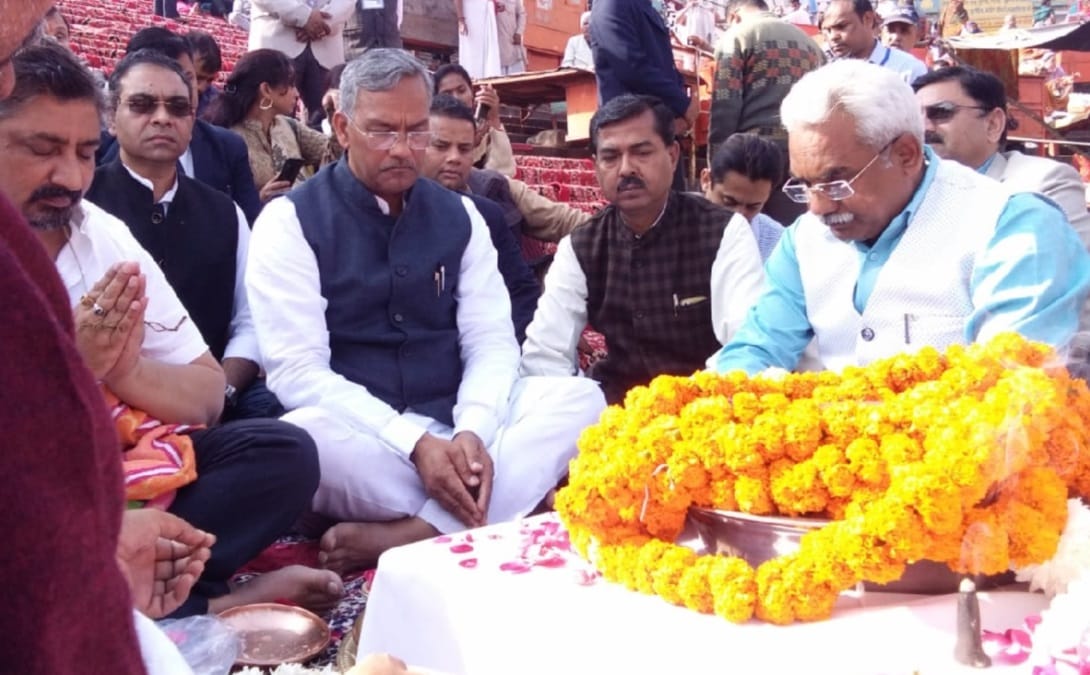 union minister ananth kumar Bone immerse in haridwar Ganga