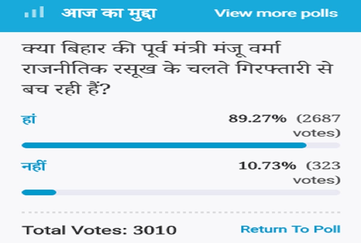 Former Bihar minister Manju Verma is escaping arrest due to political clashes