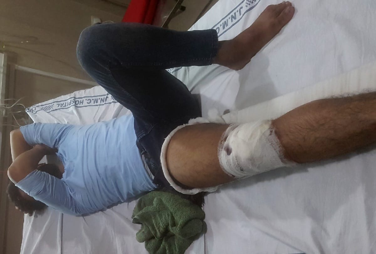 Day-old AMU student shot, injured