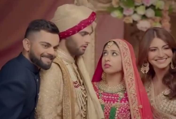 After wedding Anushka Sharma and Virat Kohli first advertisement video viral