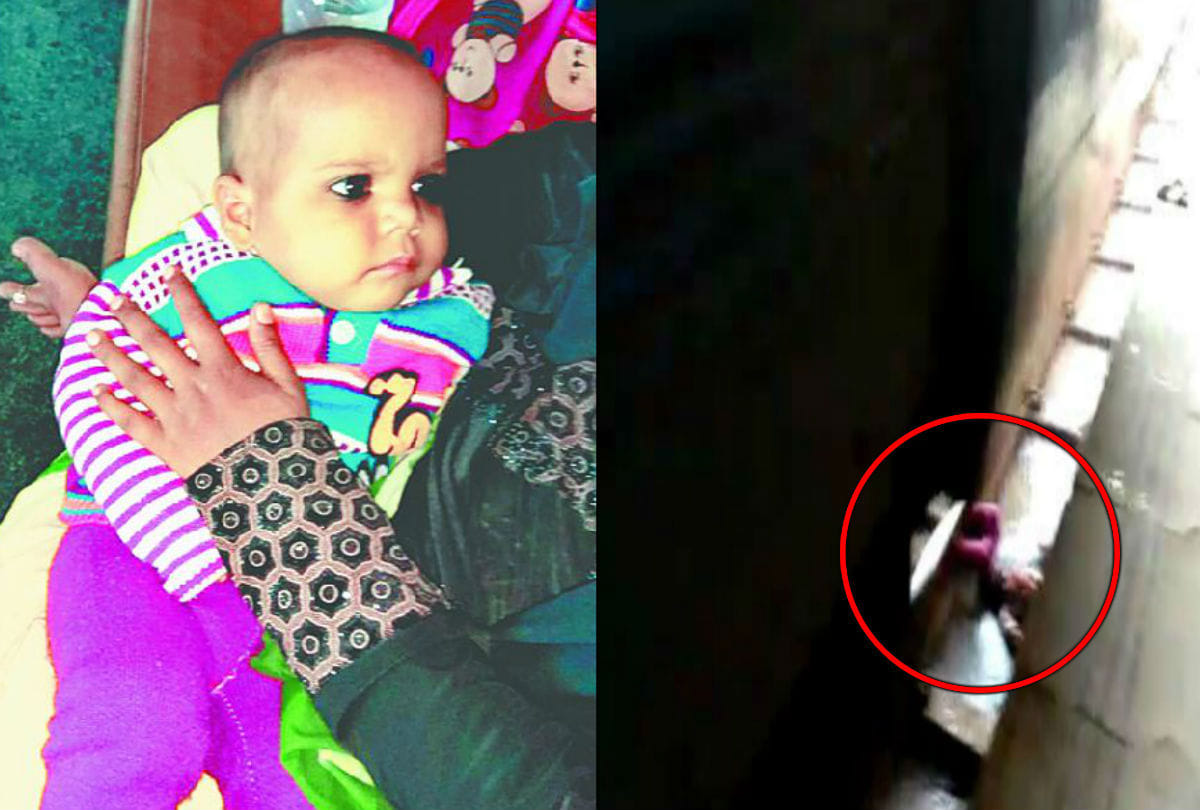 train run over one year old baby girl at mathura railway station