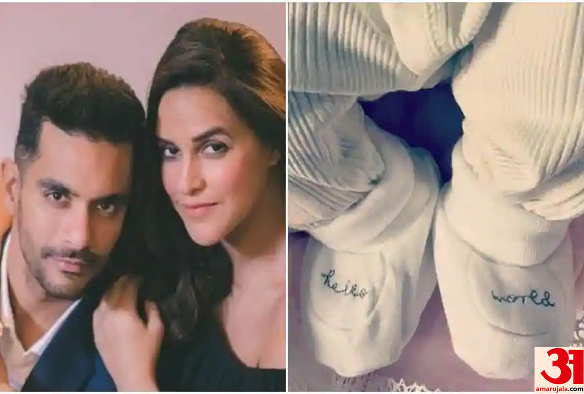Neha Dhupia, Angad Bedi reveal daughter, first look share on social media