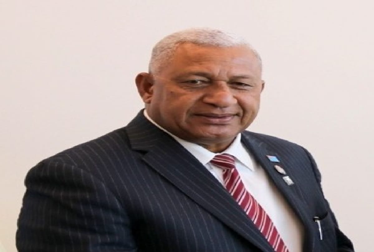 voreqe bainimarama sworn in as prime minister of Fiji