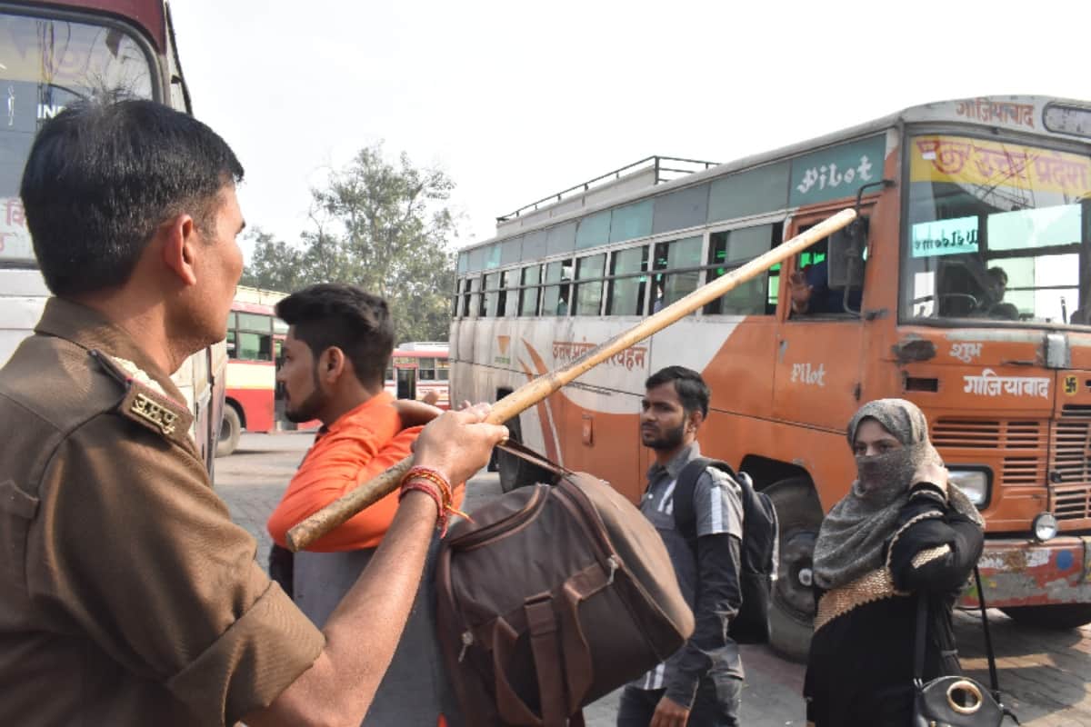 Roadways bus station making trouble for meerut city people  traffic police unaware