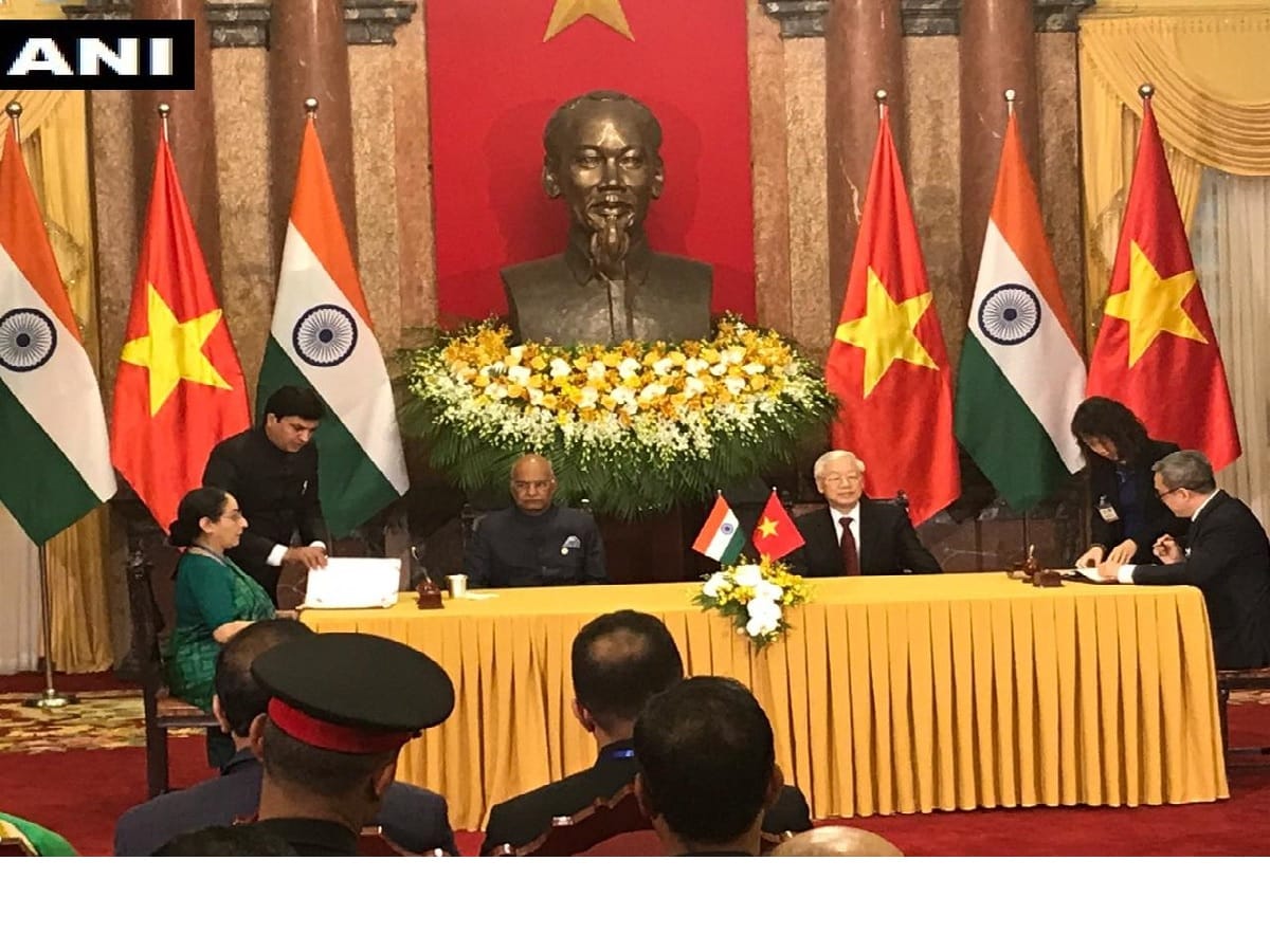 Chairperson of National Assembly House of Vietnam Nguyễn Thị Kim Ngân received President Kovind