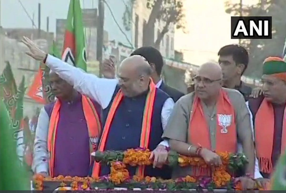 rajasthan assembly election 2018:  amit shah road show campaign bikaner