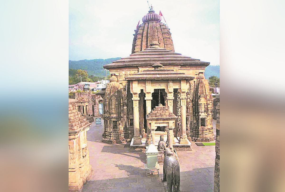 Walnuts to Lord Shiva in ancient Baijnath temple Palampur Kangra Himachal Pradesh