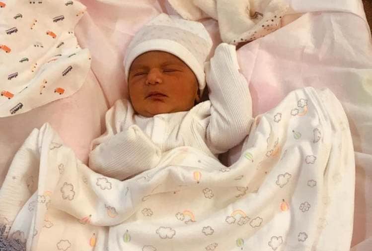 neha dhupia and angad bedi daughter mehr dhupia bedi first photo viral