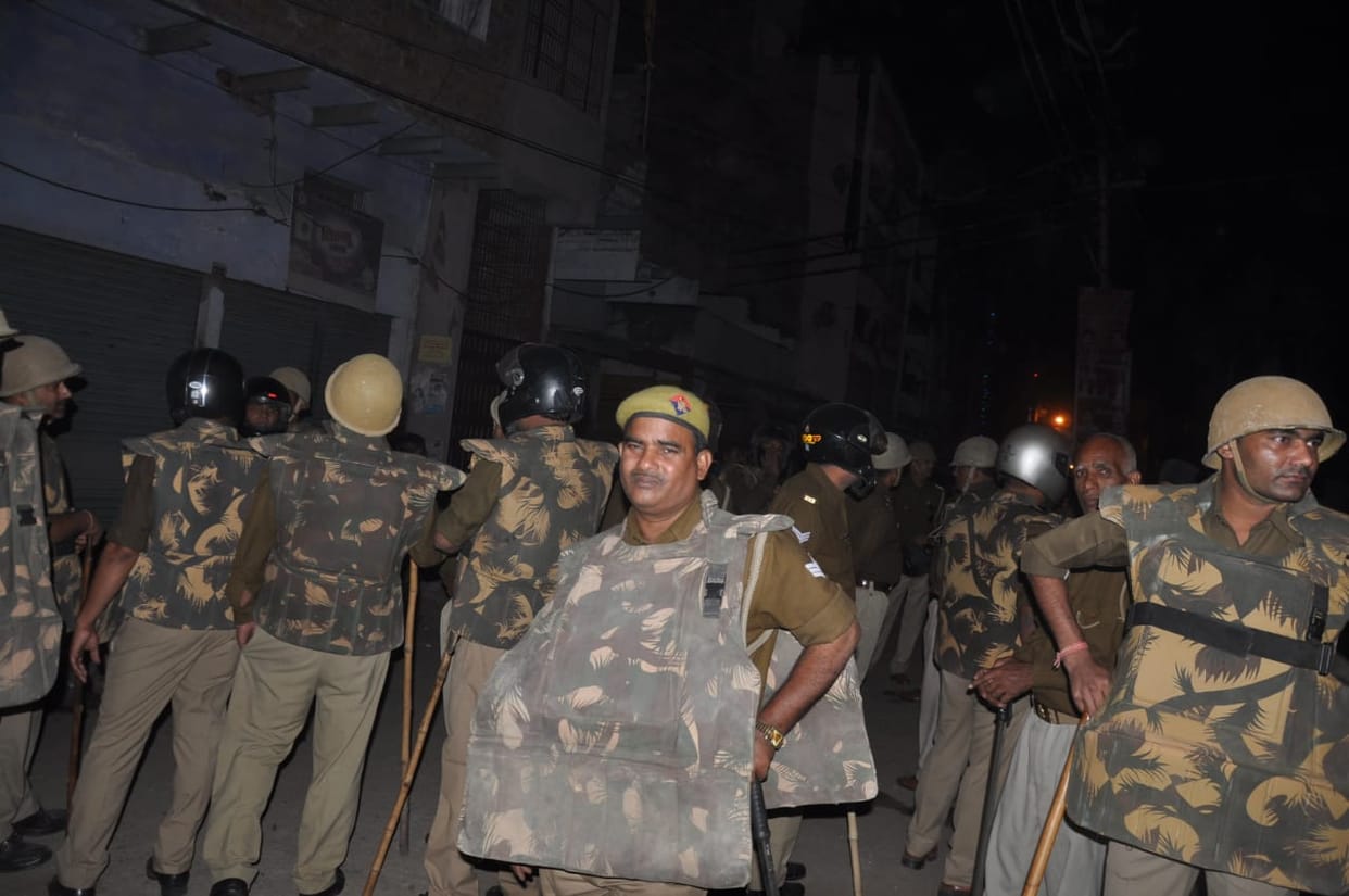 Mirzapur police is on alert mode after communal violence