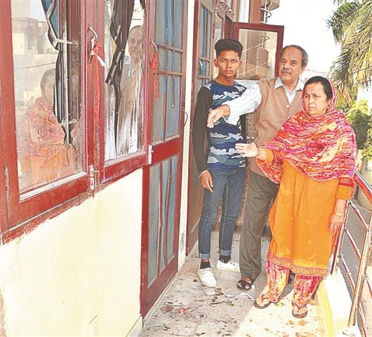 Amu Fighter firing at the accused's house in the swearing-in