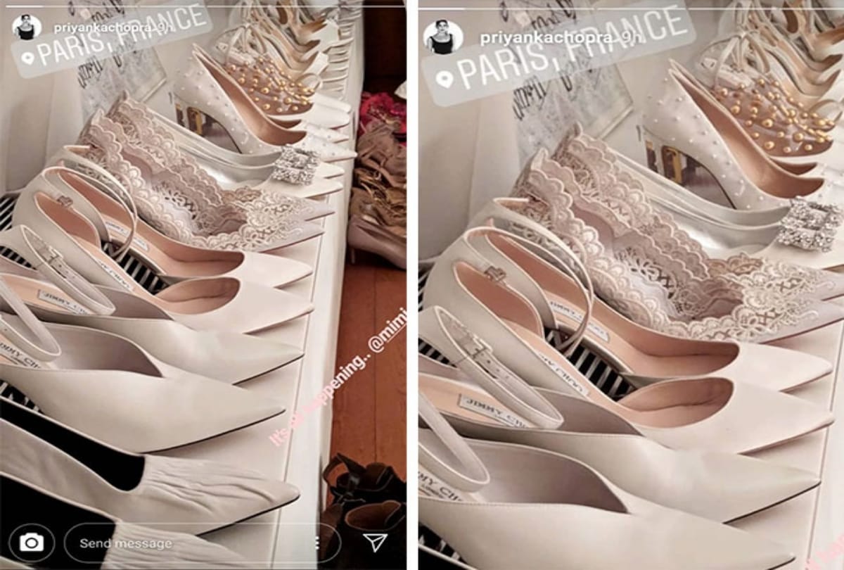 Priyanka Chopra wedding shopping in Paris for wedding with Nick Jonas