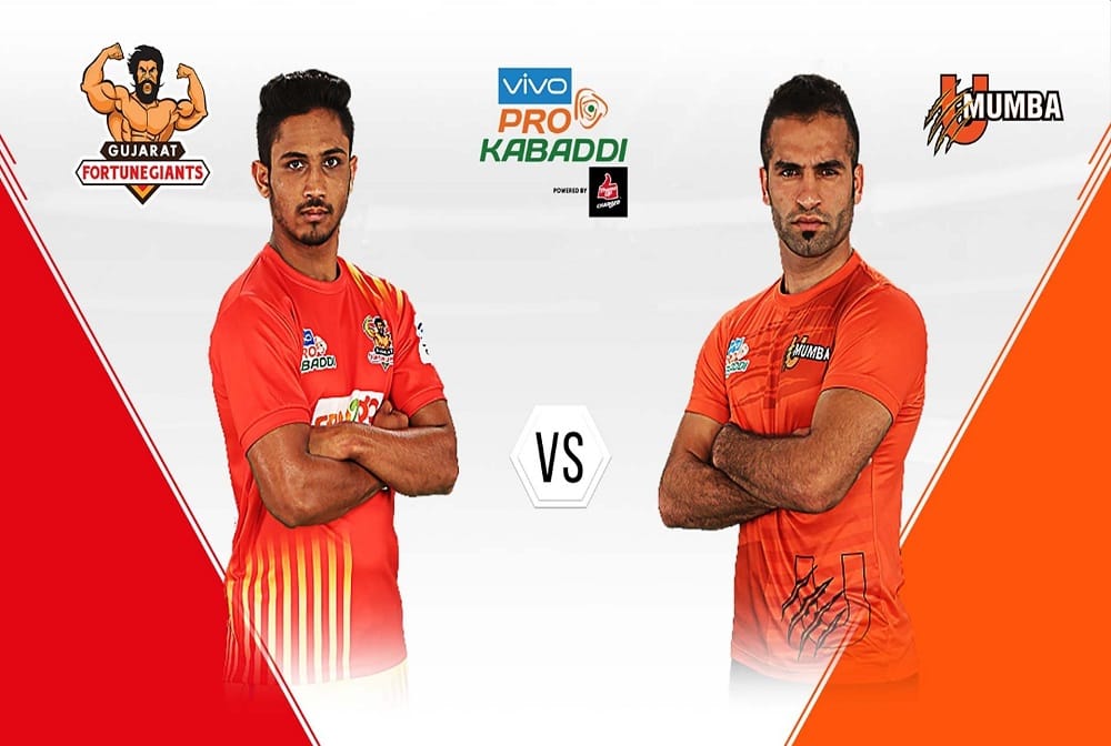 Gujarat Fortunegiants beat U Mumba by 39-35 in pro kabaddi 2018