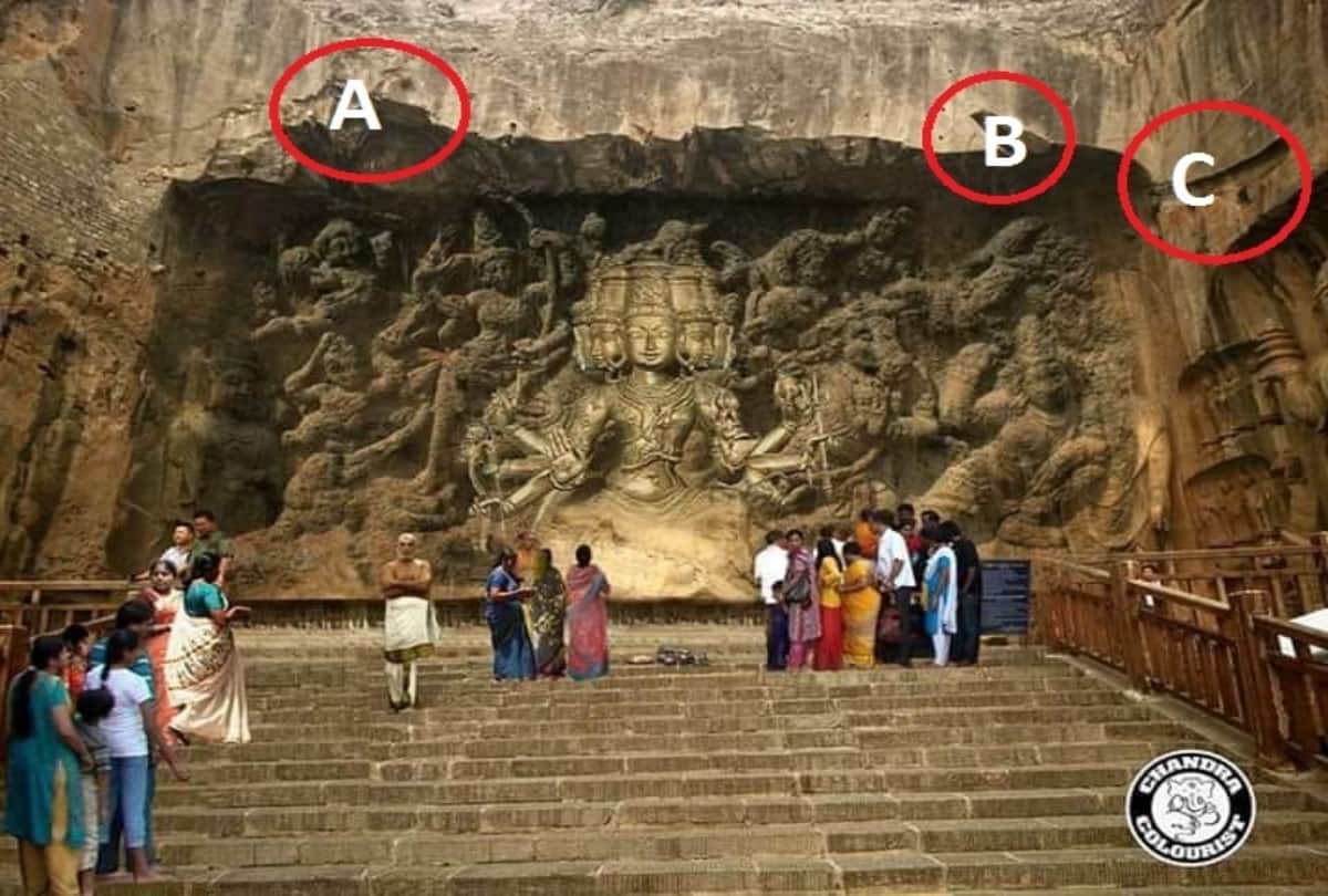 Before sharing this picture know truth, temple was not found after mosques demolition in karnataka