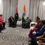 President Ramnath Kovind meets Australian PM Scott John Morrison in Sydney