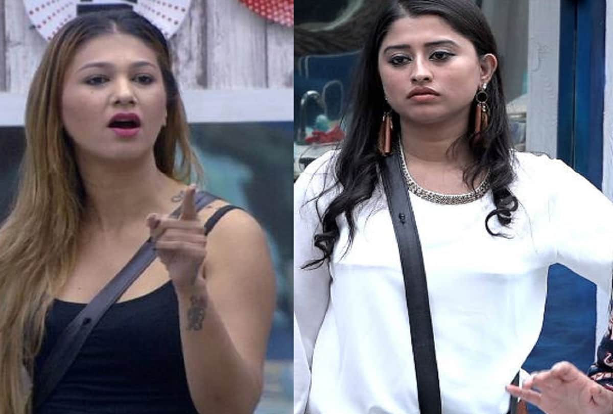 bigg boss 12 deepika kakkar megha dhade and srishty went jail