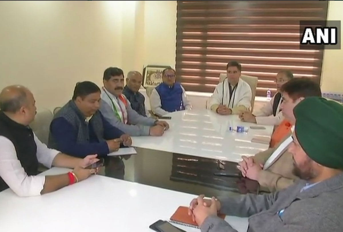 jammu and kashmir BJP core group Emergency meeting taken by ravindra raina