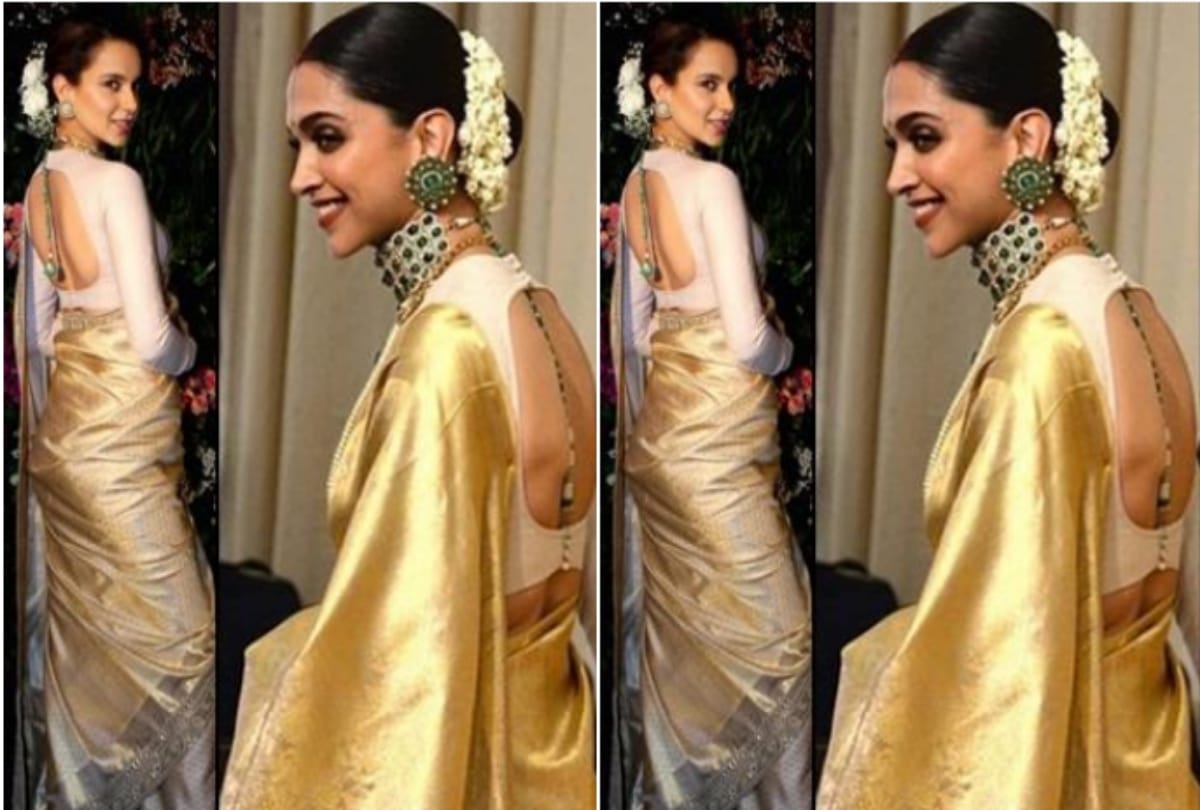 Deepika Padukone copied Kangana Ranaut look of Bangalore reception