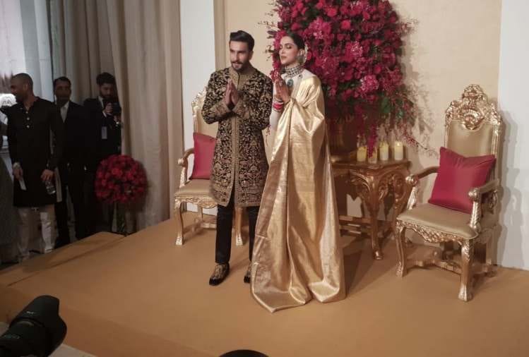 deepika padukone and ranveer singh bangalore reception inside video leak