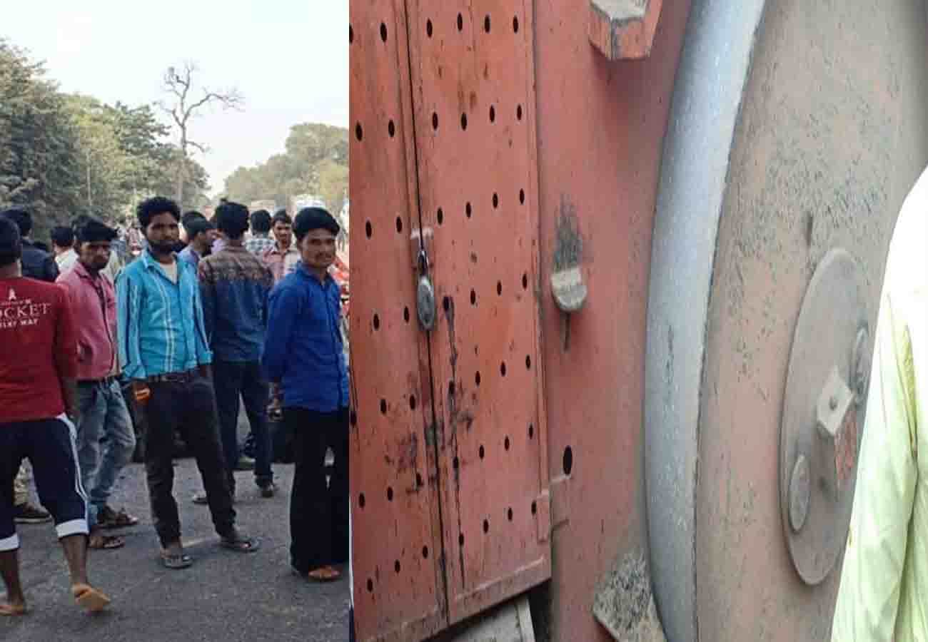 man lost his life in painful accident in kanpur dehat