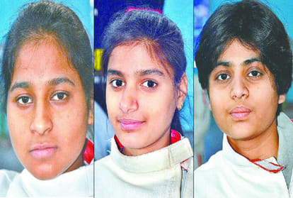 aparajita hundred million smiles girl play fencing in firozabad