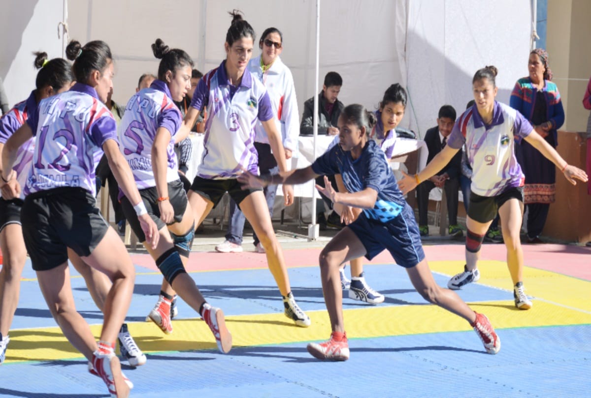 Girls team won bronze medal in sub junior national kabaddi