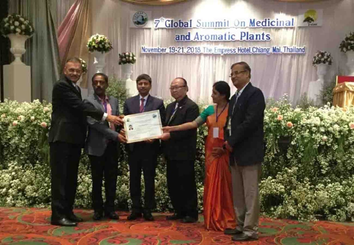 CSA Prof. Munish got International Excellence Award