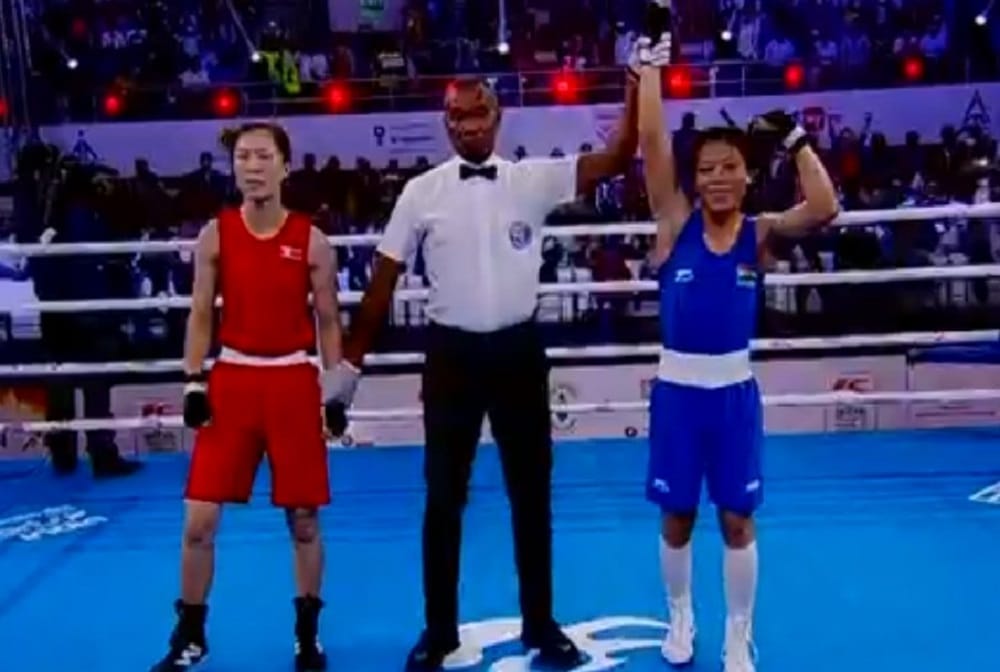 World Boxing Championship: mary kom beat Kim Hyang Mi of North Korea in womens 45-48kg semi-final