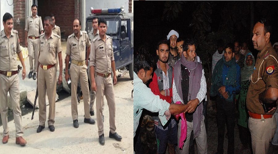 Meerut, conflict in two sides and firing and deployed police force in village