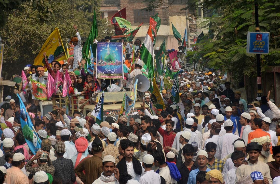 eid e milad un nabi procession in varanasi