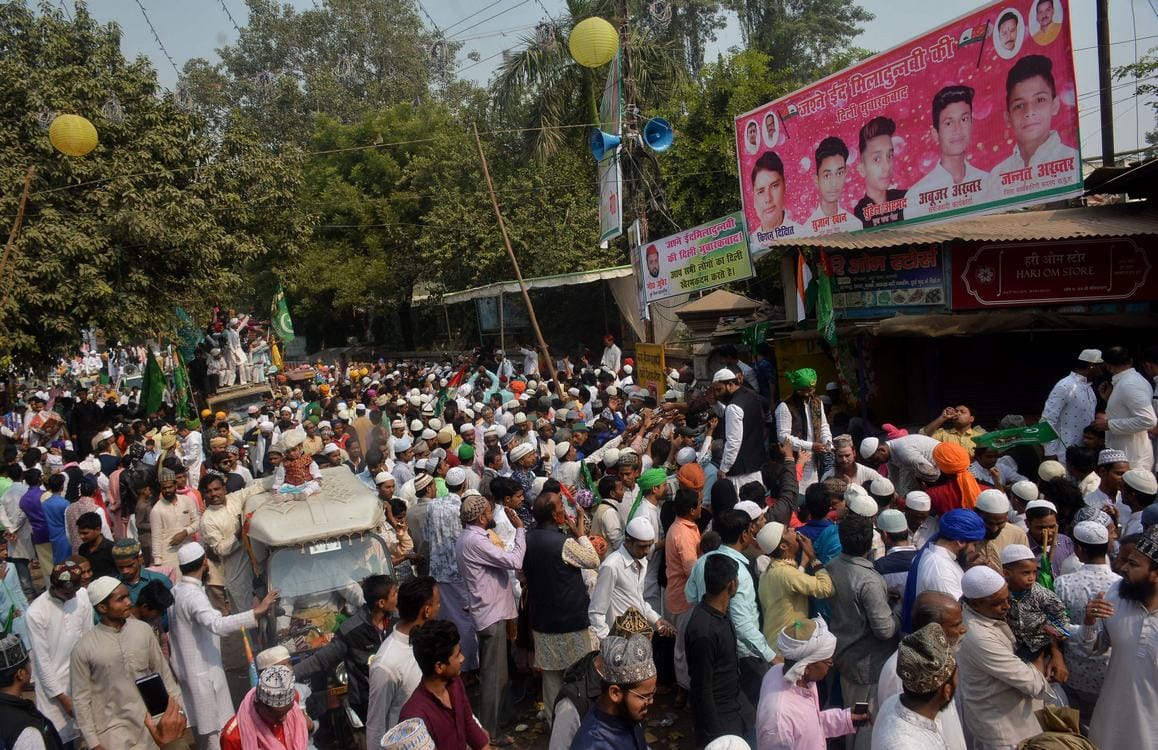 eid e milad un nabi procession in varanasi