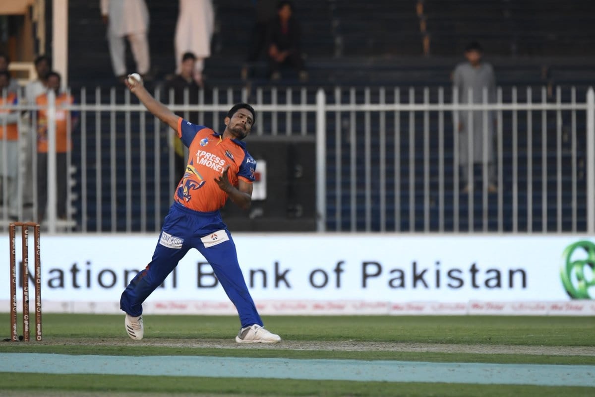 aamer yamin took four wickets in four balls in t10 league