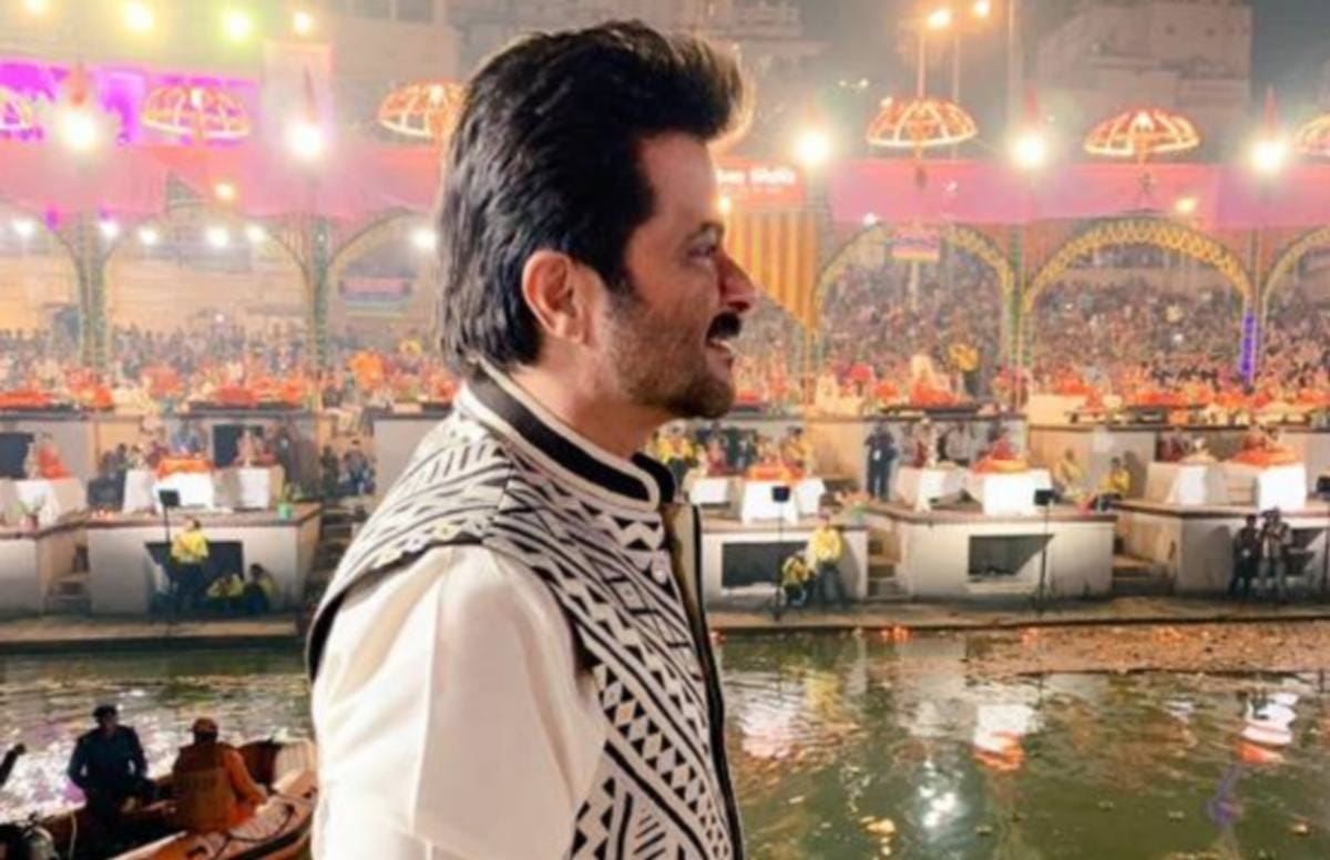 Anil kapoor celebrated dev deepawali in varanasi