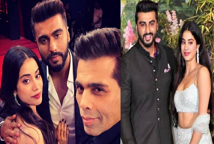 Arjun Kapoor embarrassed in front of Janhvi Kapoor as Karan Johar asked personal life question