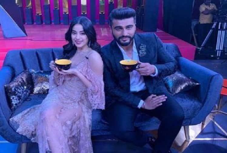 Arjun Kapoor embarrassed in front of Janhvi Kapoor as Karan Johar asked personal life question